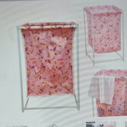 Dobbelt vasketøjkurv